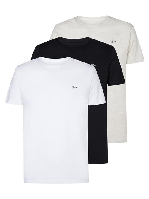 Petrol Industries Bluser & t-shirts 'Sidney'  greige / sort / hvid
