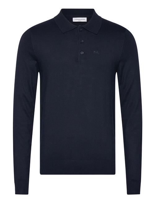 Lindbergh | Long Sleeve Knitted Poloshirt | L