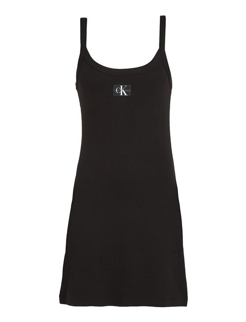 Calvin Klein Jeans | Woven Label Rib Tank Dress | S