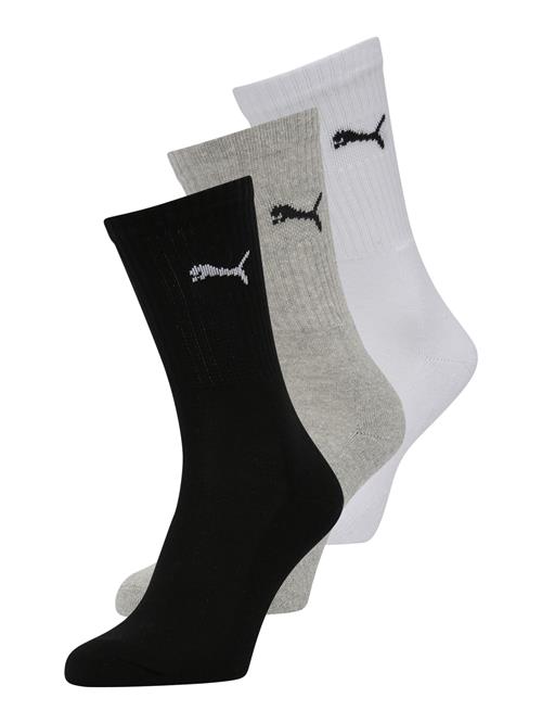 PUMA Sportssokker  grå / sort / hvid