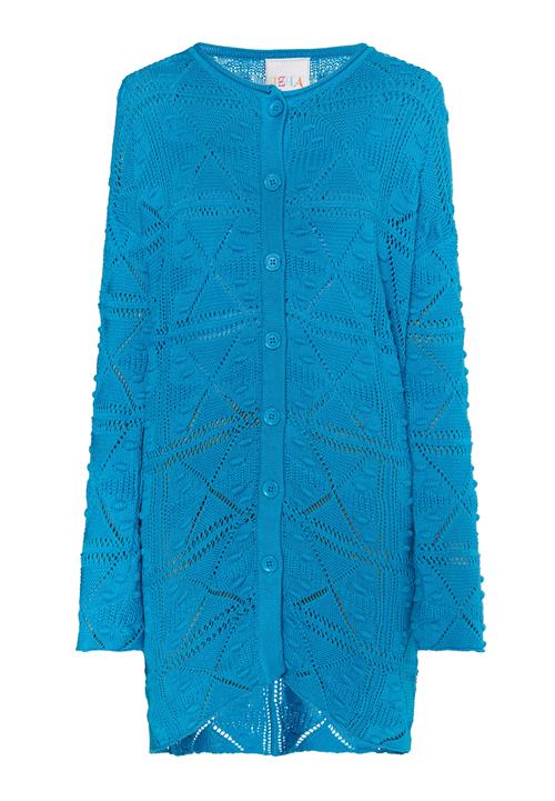 IZIA Cardigan 'Lomasi'  cyanblå