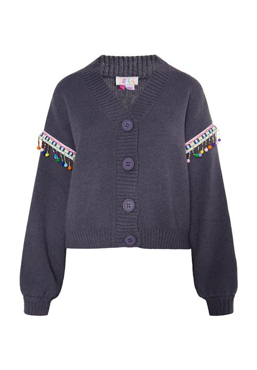 IZIA Cardigan  blå / basalgrå / grøn / rød