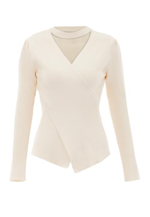 NAEMI Pullover  uldhvid