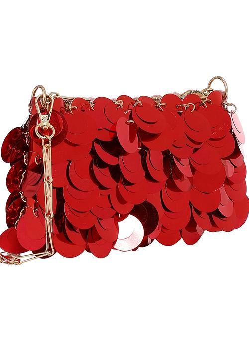 myMo at night Skuldertaske  guld / rød