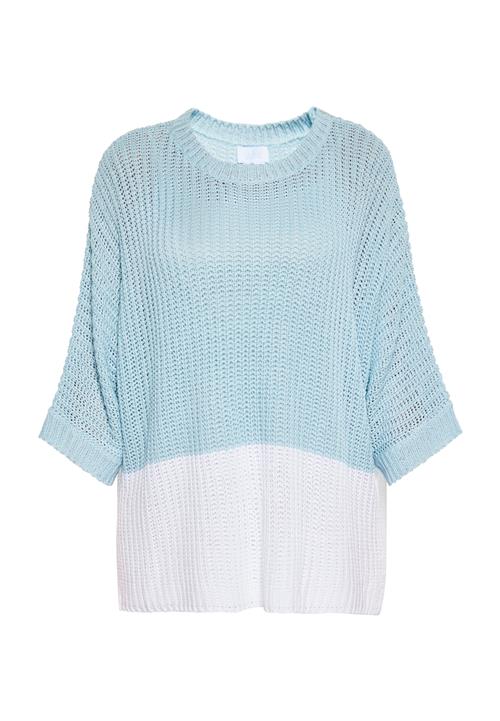 usha BLUE LABEL Pullover  lyseblå / hvid
