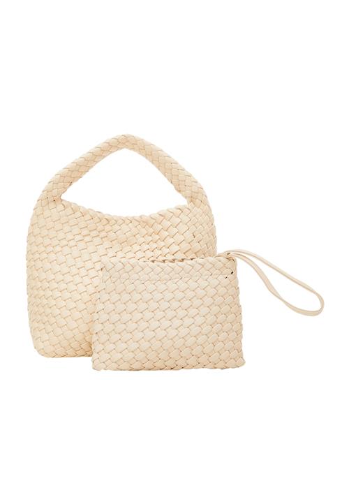 Usha Håndtaske  uldhvid