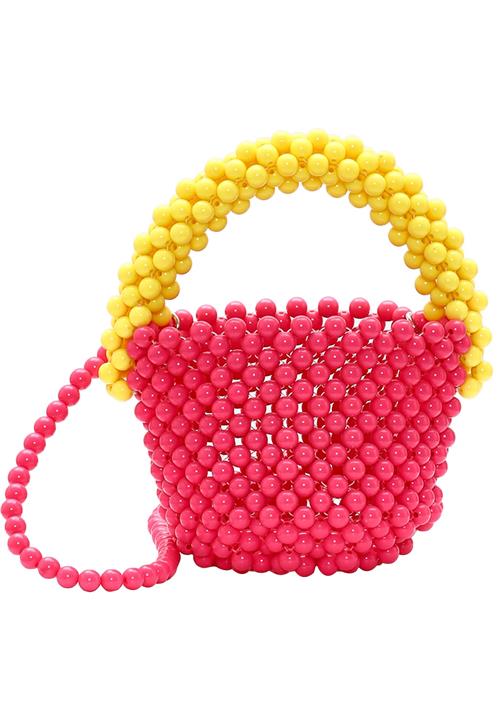 FELIPA Håndtaske  gul / pink