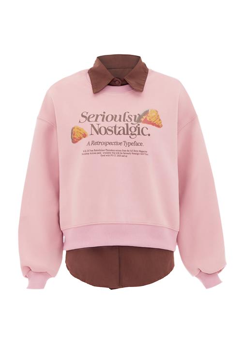 HOMEBASE Sweatshirt  brun / orange / pink / sort