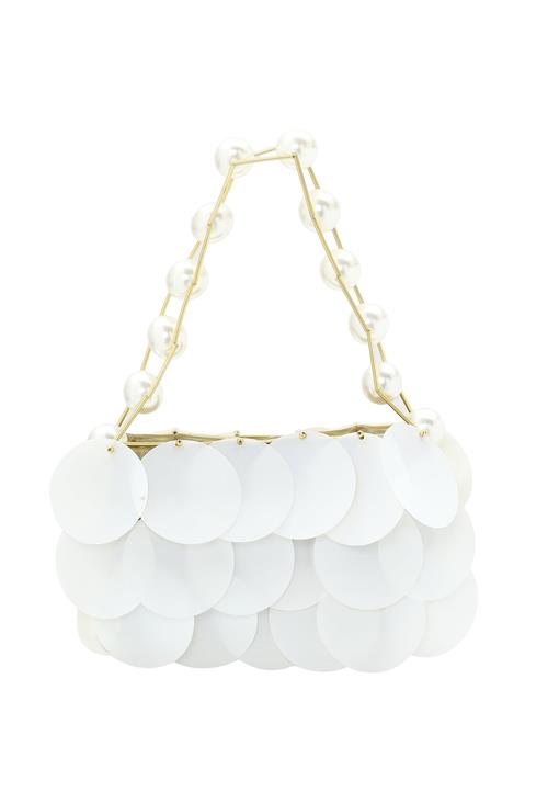 Koosh Håndtaske  uldhvid