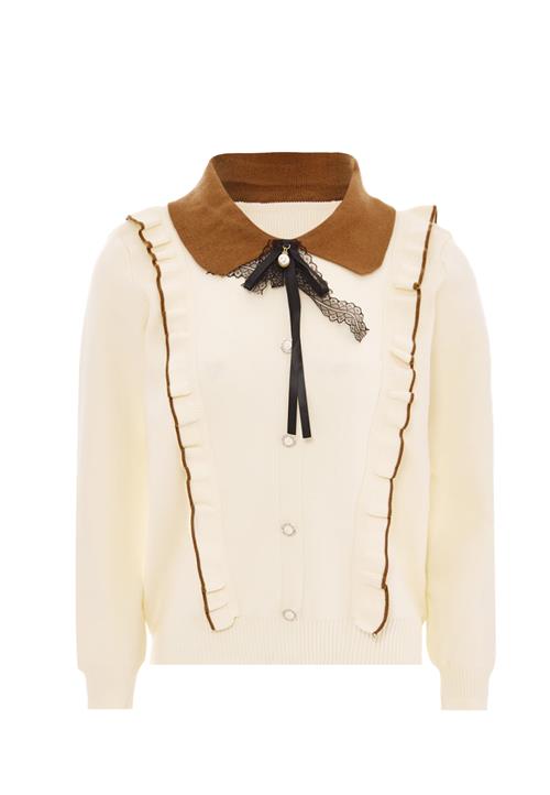 nascita Pullover  brun / sort / uldhvid