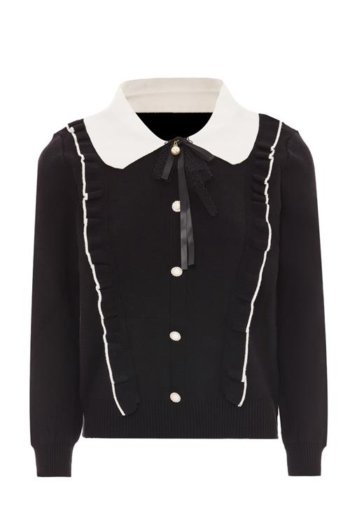 nascita Pullover  ecru / sort