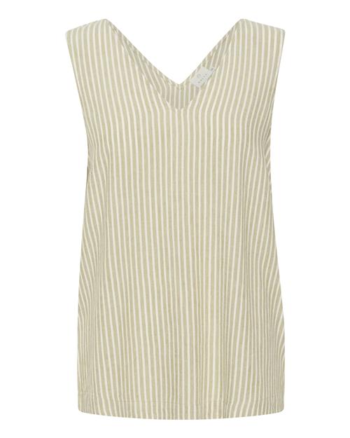 Kaffe Shirts 'Milia'  beige / hvid