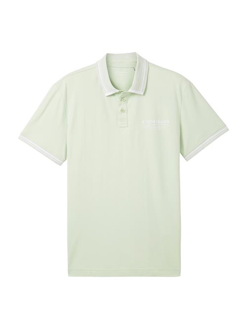 TOM TAILOR Bluser & t-shirts  pastelgrøn / hvid