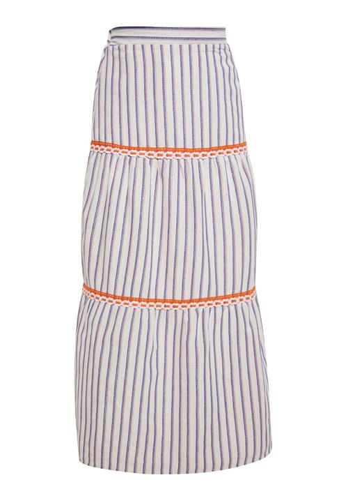 IZIA Nederdel  blå / orange / hvid