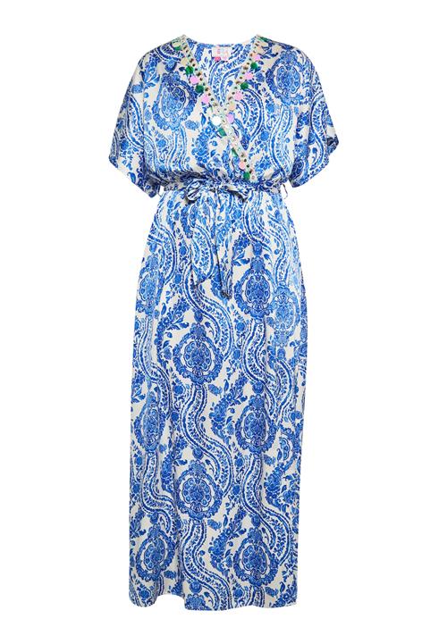 IZIA Kjole  lysegrøn / lyselilla / blandingsfarvet / hvid