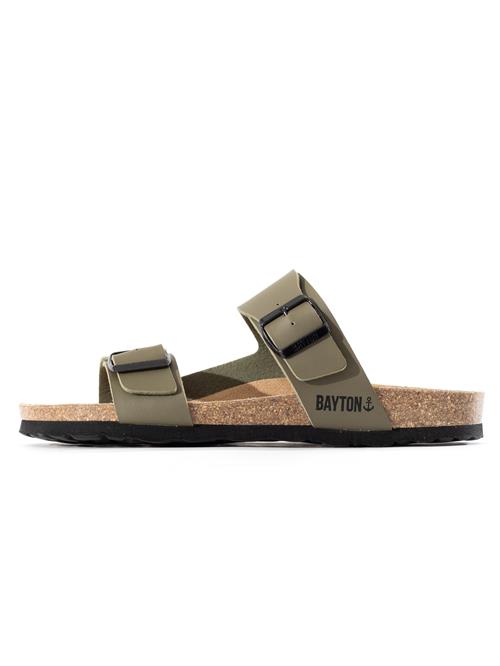 Bayton Pantoletter 'Ilithyie'  oliven / sort