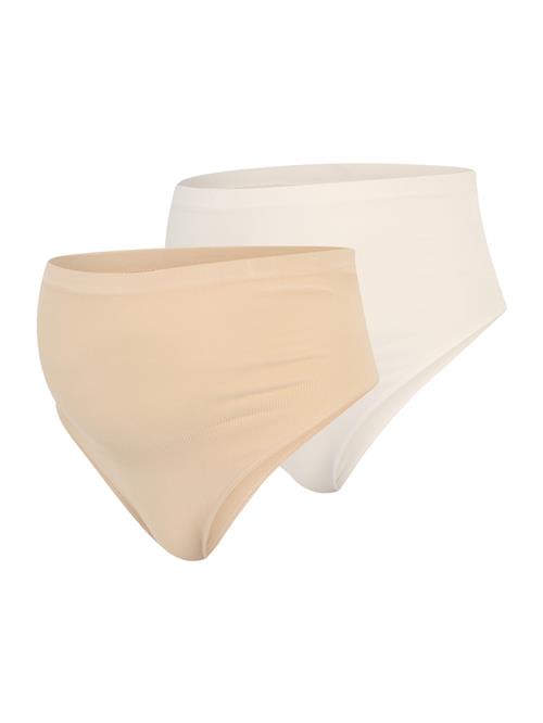 MAMALICIOUS Panty 'MLHEal'  beige / hvid