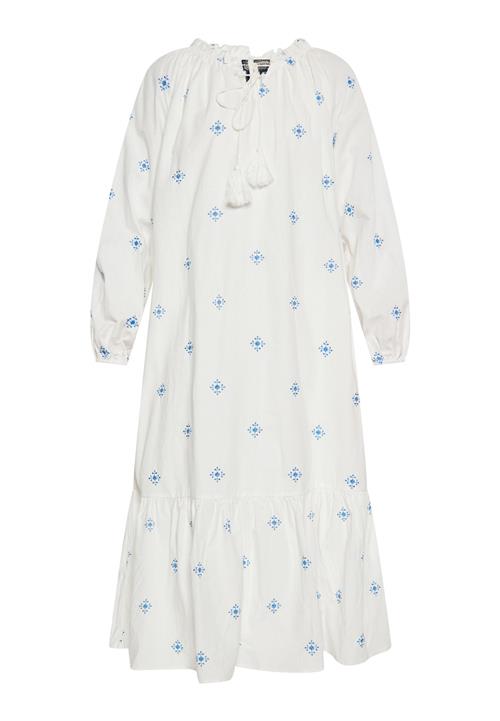 DreiMaster Vintage Kjole  blå / uldhvid