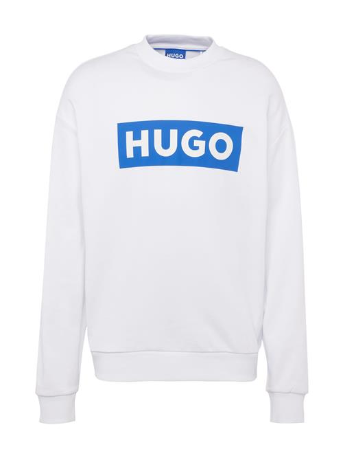 HUGO Sweatshirt 'Niero'  royalblå / hvid