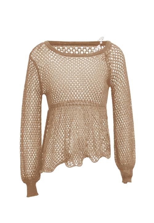caissa Pullover  mørkebeige