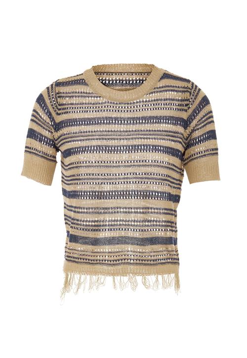 ESHA Pullover  beige / navy