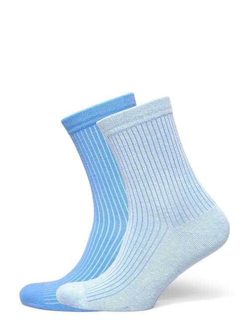 Organic Basics | Core Rib Contrast Socks 2-Pack | 43-46