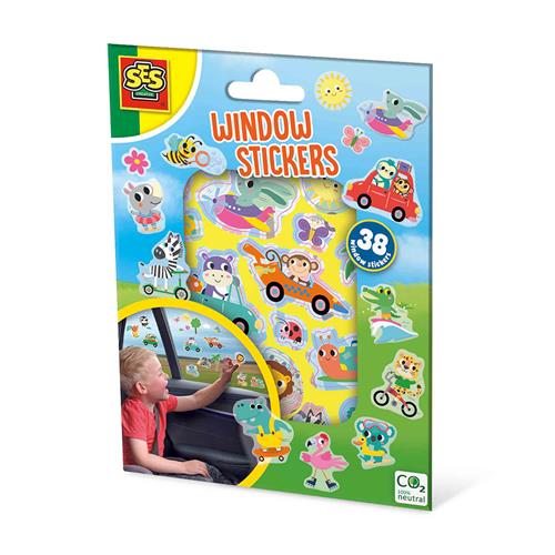 SES Creative Klistermærker 38 Stk.  Yellow-3-6 Y  Gul  3-6 år  unisex