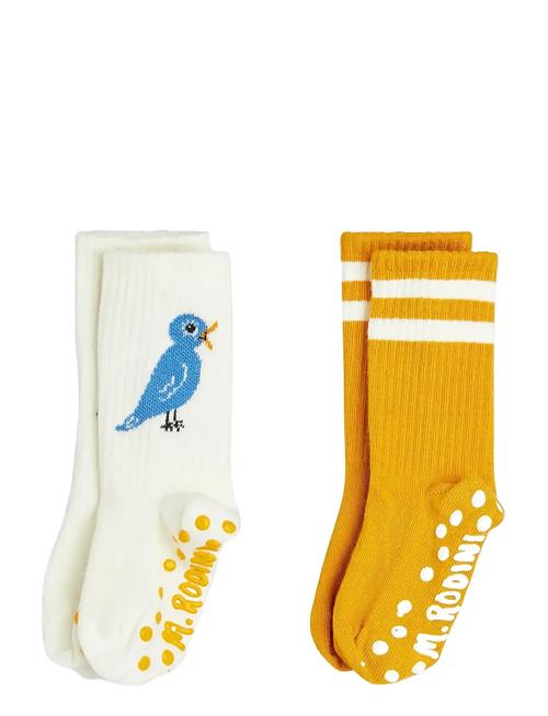 Mini Rodini | Bird 2-Pack Anti-Slip Socks | 32/35