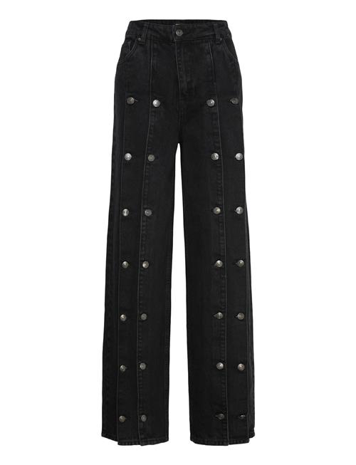 ROTATE Birger Christensen | Button Detail Wide Jeans | 32