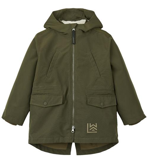Liewood 3i1-jakke - Timber - Army Brown Mix