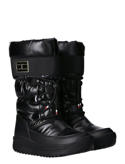 Tommy Hilfiger | Tommy Hilfiger Snow Boots Faux Leather/Nylon Fabric | 34/22CM