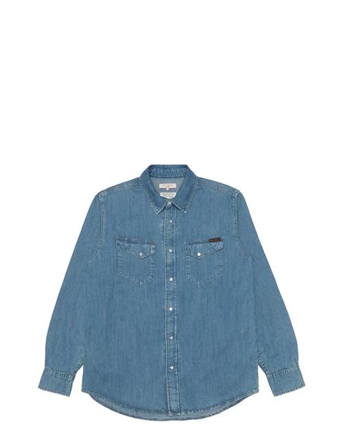 Nudie Jeans | Gunnar Light Used Denim Shirt Light Blue | L