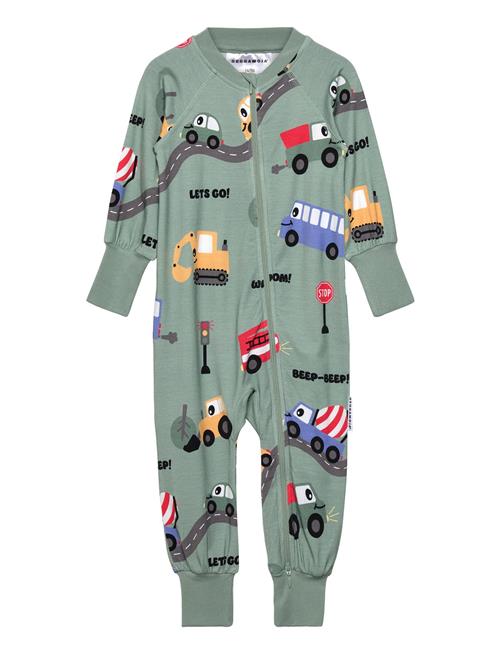Geggamoja | Bamboo Two Way Zip Pyjamas | 62/68