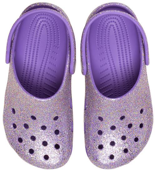 Crocs Sandaler - Classic Fantasy Glitter Clog K - Lilla