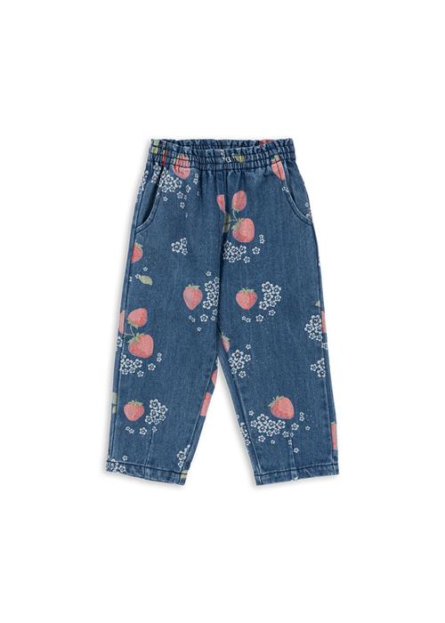 Konges Sløjd GOTS Magot Bukser Med Frynser Marmelade Sun  Marmelade Sun 7-8 Y  Blå  7-8 år  kvinde