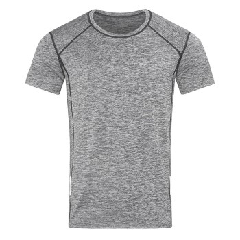 Stedman Recycled Men Sports-R Reflect Grå polyester Medium Herre
