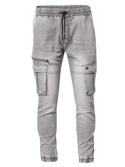 KOROSHI Cargojeans  grey denim