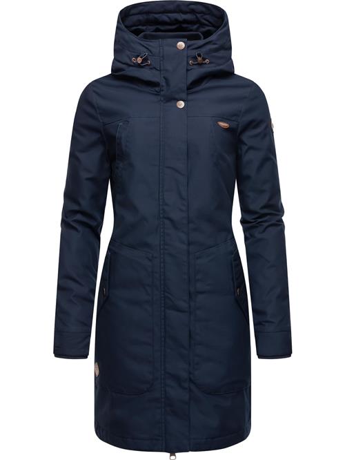 Ragwear Vinterfrakke 'Jannisa'  navy / brun / hvid