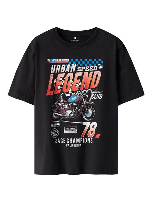 NAME IT T-shirt Bank Black