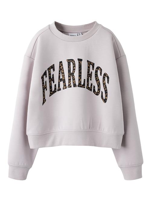 NAME IT Kort Sweatshirt Bima Lilac Marble