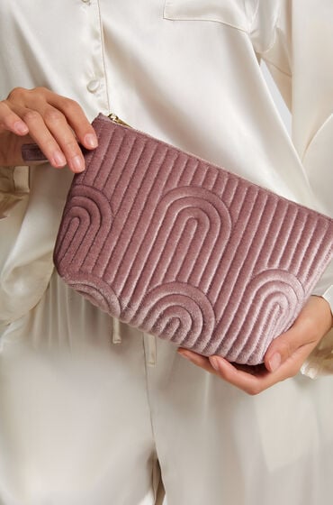 Hunkemöller Lille makeuptaske i velour