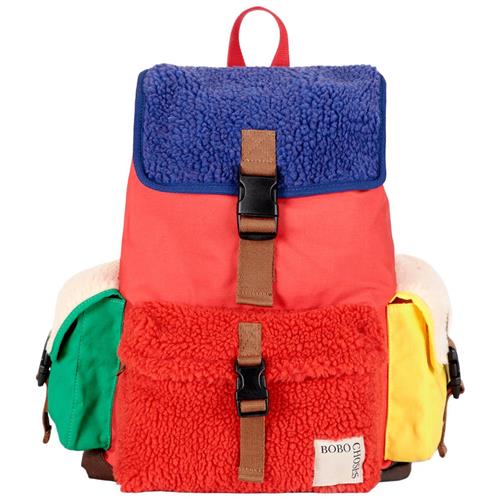 Bobo Choses Kontrastfarvet Rygsæk Multifarvet One Size      unisex