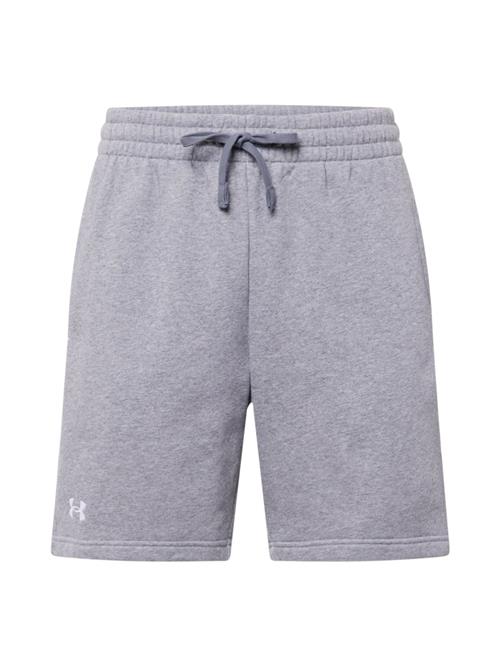 UNDER ARMOUR Sportsbukser  grå-meleret / hvid