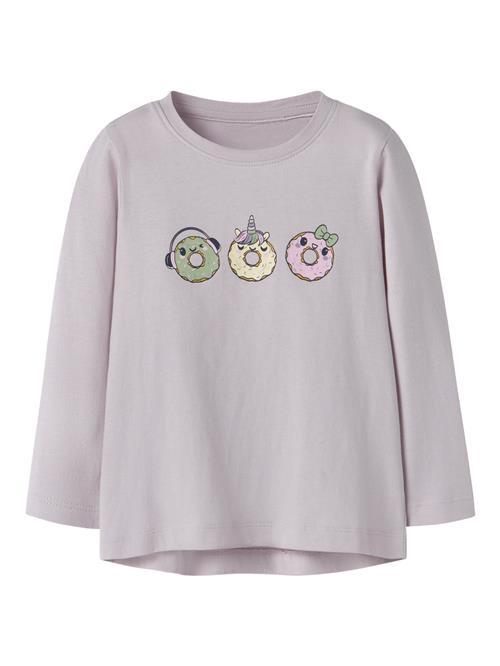 NAME IT Bluse Violet Lilac Marble