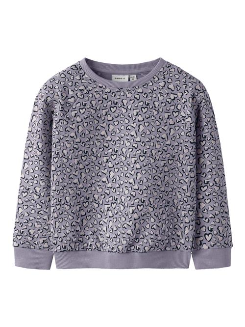 NAME IT Sweatshirt Bearta Lavender Gray