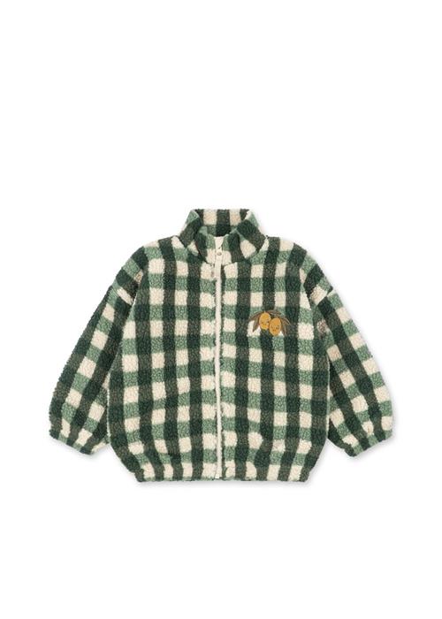 Konges Sløjd Jody Teddy-jakke Green Check  Green Check 12 months  Grøn  12 måneder  mand