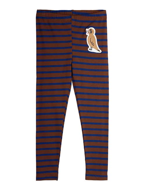 Mini Rodini | Stripe Bird Patch Leggings | 128/134