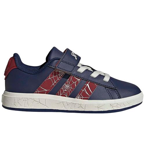 adidas Performance Sko - Grand Court Spider-Man EL - Dkblue/Actm
