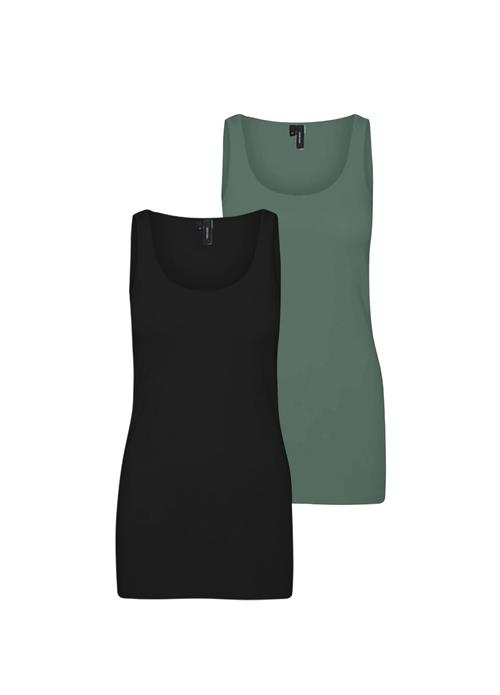 VERO MODA Overdel 'VMMAXI'  grøn / sort