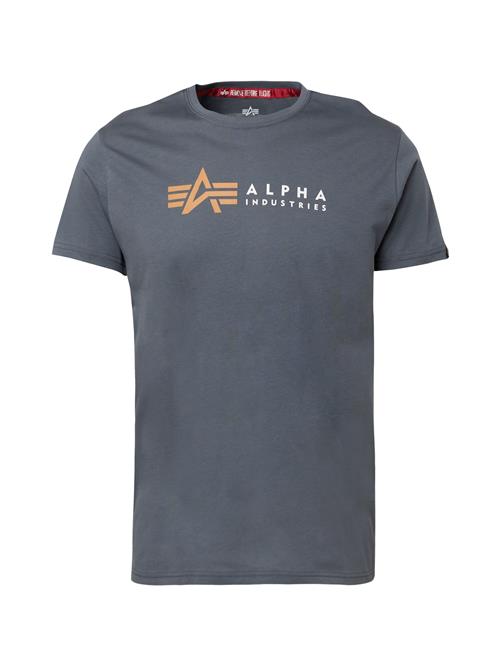 ALPHA INDUSTRIES Bluser & t-shirts  grafit / abrikos / hvid